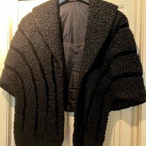 Vintage 1950s Persian Lamb Custom Built Stole